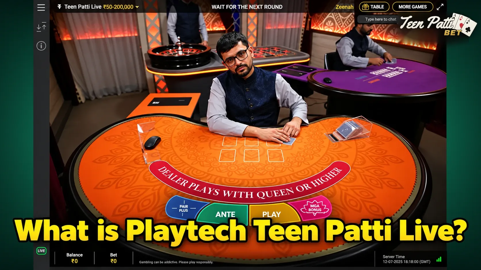 What is Playtech Teen Patti Live?