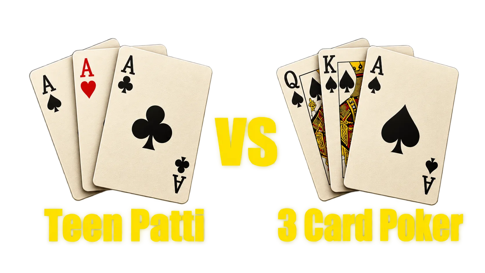 Teen Patti vs 3 Card Poker