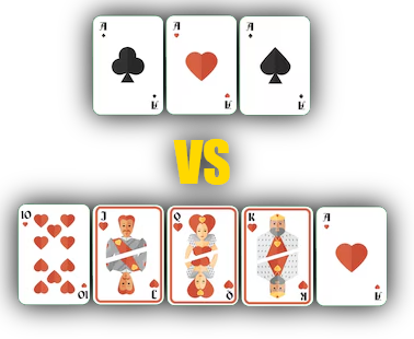 3 patti vs poker